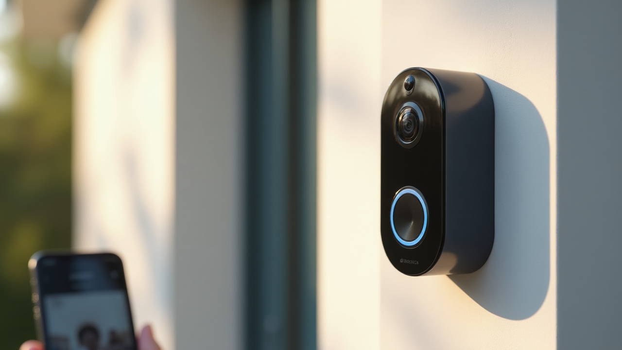 Smart doorbell with clay-like design