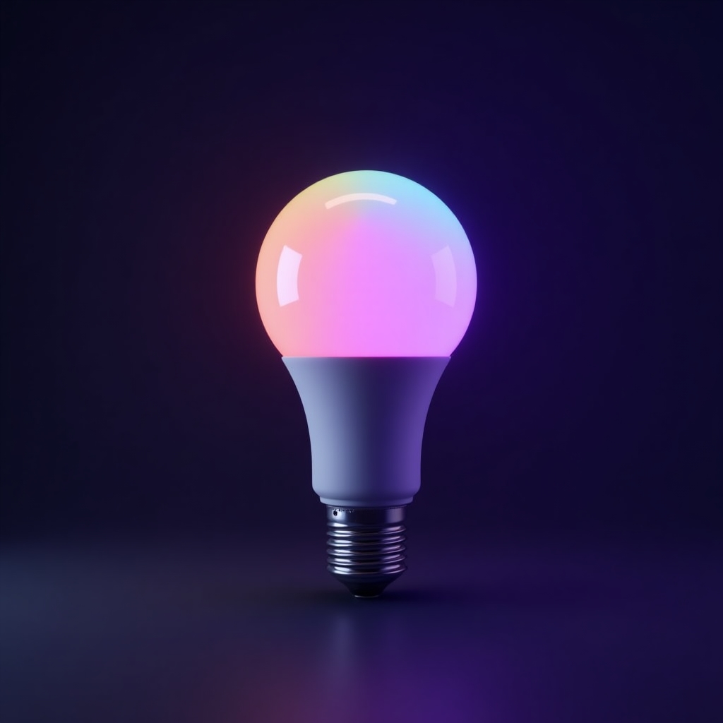 Smart light bulb with clay-like design
